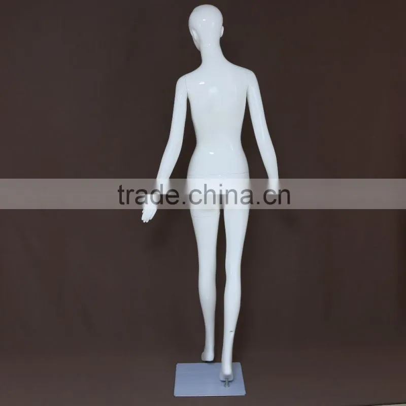 Attractive full body white chrome mannequins female mannequin wholesale