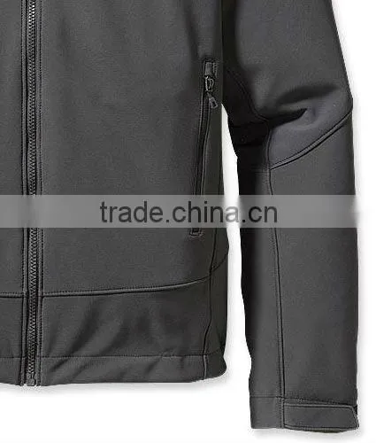 2014 new design men's fitted softshell jacket