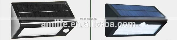36LED Solar Powered triangle Sensor LED outdoor Wall Mounted light