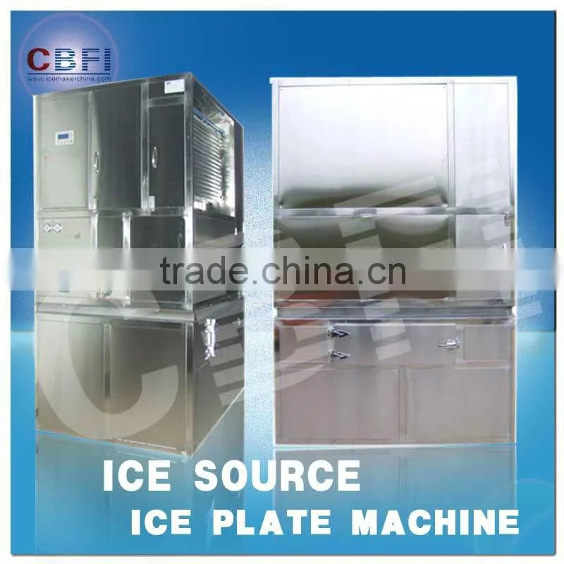 Frozen Food Ice Plate Maker Machine for ten tons per day