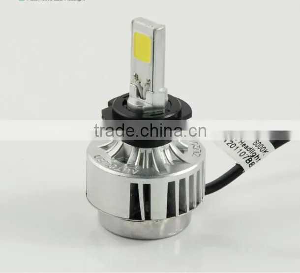 hot sale factory price all in one car led headlight 33W 3000LM hid car lights lamp