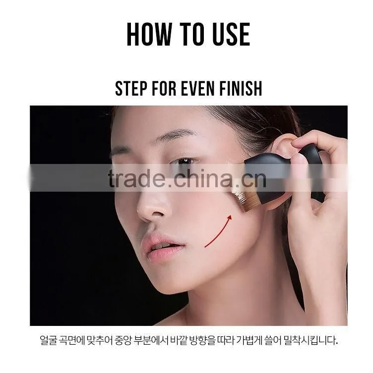Long hanlde colorful handle face makeup brush and cosmetics