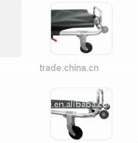 Aluminum alloy Medical & Funeral 2 folding Stretcher