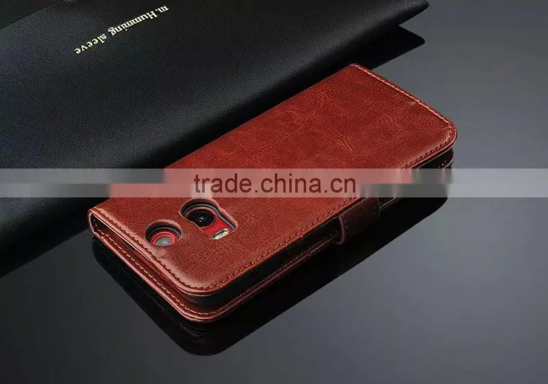 Wholesale Luxury Leather Cell Phone Case With Card Slot For HTC Butterfly 2