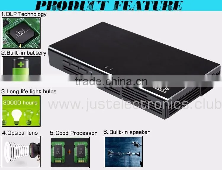 Yes Portable and 50-100LM Brightness latest projector mobile phone