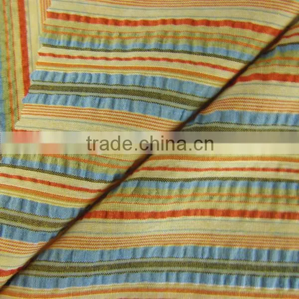 light seersucker 100 cotton yarn dyed chambray fabric for shirting