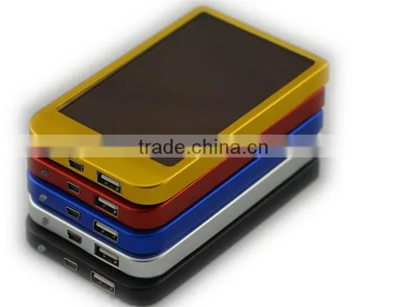 2600 mAH portable solar panel charger solar wireless mobile phone charger