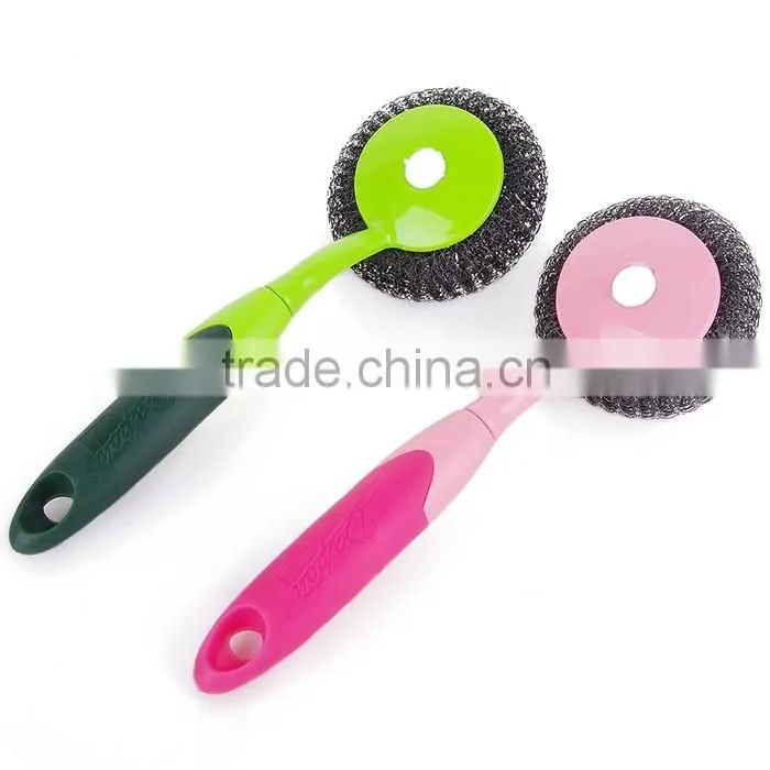 Factory cheap Hang type To the oil cleaning brush Colour pot brush wholesale