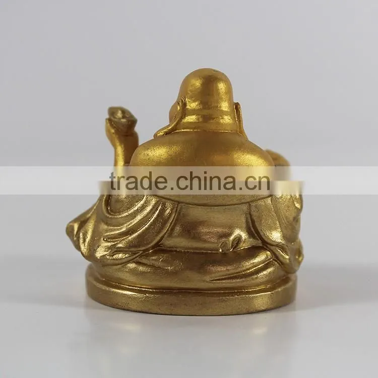 2016 Yellow Wholesale Resin Laughing Budda Statue