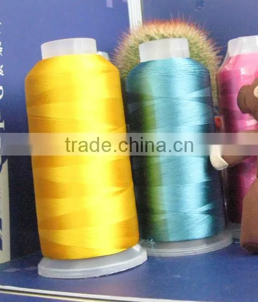 2013 100% 120D polyester embroidery thread