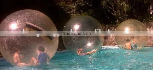 quality transparent colorful inflatable water ball water walking ball