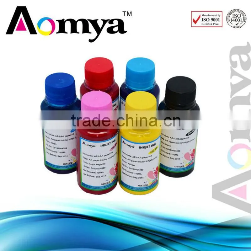 High print quality Dye-base Ink for light box advertising/windows displays