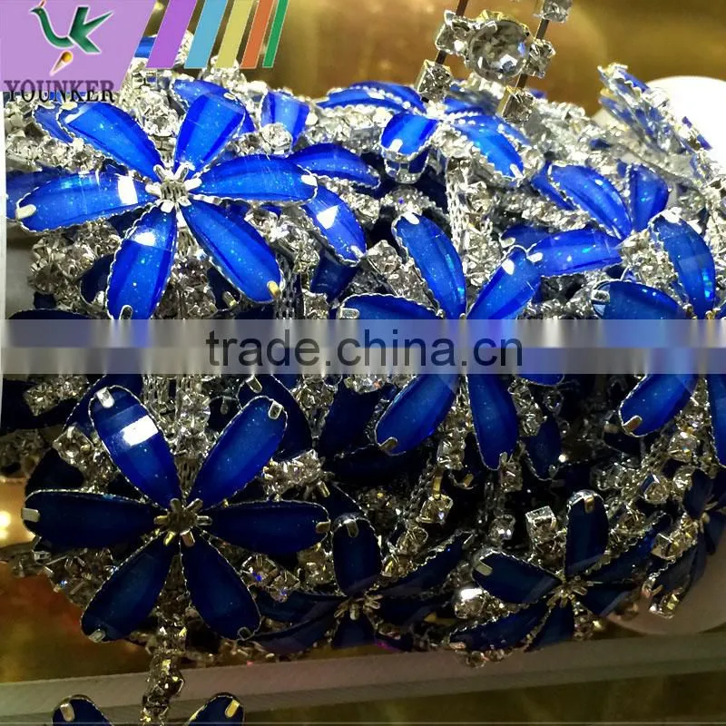 Bling Bling Fashion latest Fancy Rhinestone Cup Chian For Garments,bags,shoes decorations YSC25