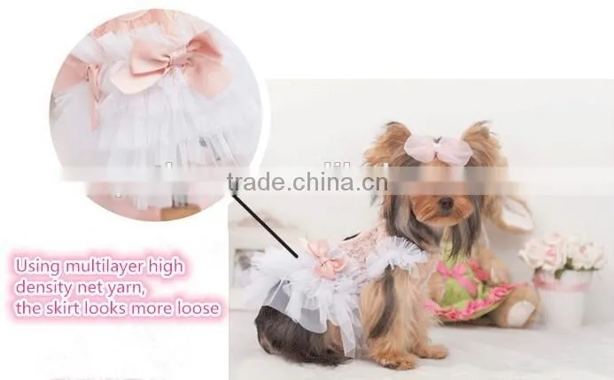 Puppy Party Pet Skirt Dog Clothes Princess Dress Apparel