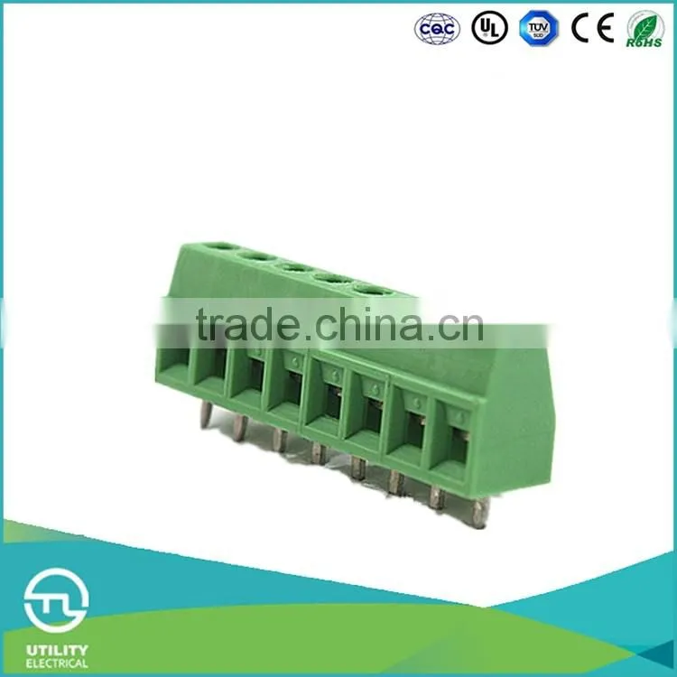 UTL New Products 2016 Plastic Male and Female Screw Terminal Block Brass Contact Terminal 0.14-1.5mm