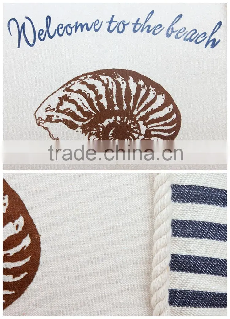 Fashion Square Pillow Block Marine Life Cushion Cover