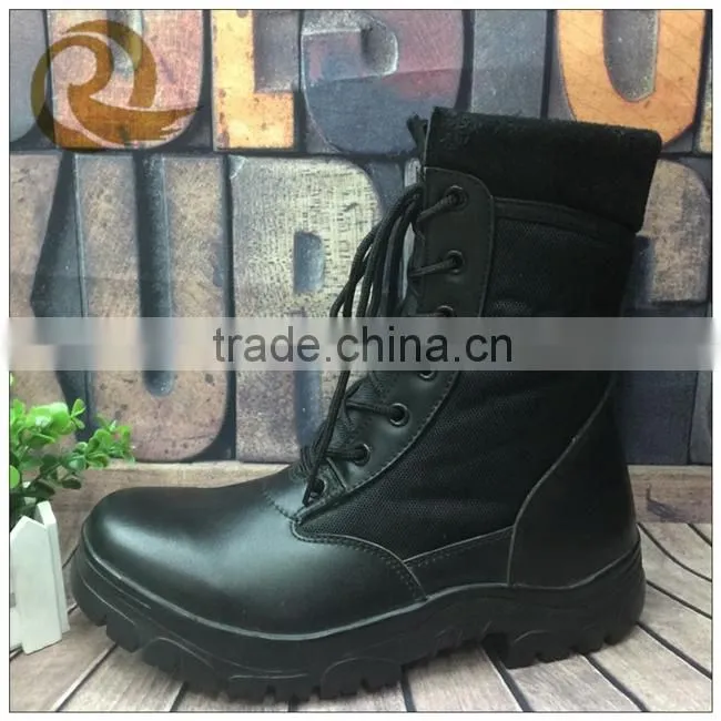 Wholesale top quality slip resistant buffalo police tactical military boots
