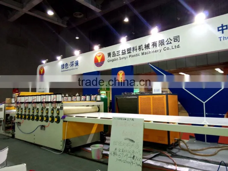Reusable PVC Construction Formwork Extrusion Line, PVC Foam Board Machine, WPC Foam Board Production Line