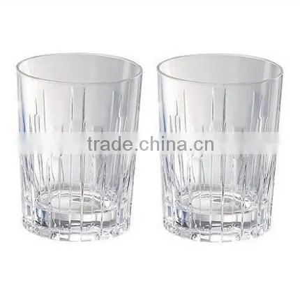 Break-resistant Plastic Water Cup Tumbler Set of 8