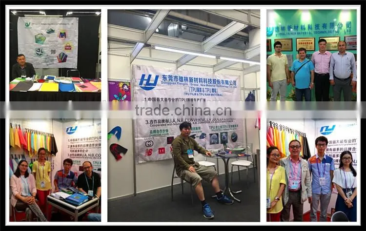 Dongguan Xionglin Seamless shoes logo film with high frequency machine and RF machine