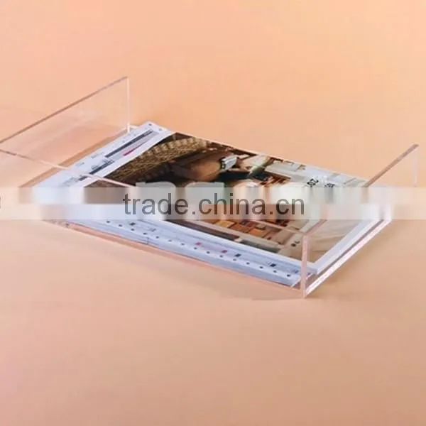 custom acrylic brochure tray