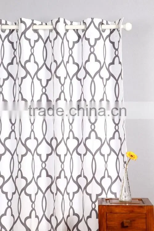 HLHT OKTEX 100 approved high-grade jacquard polyester model of live room curtain