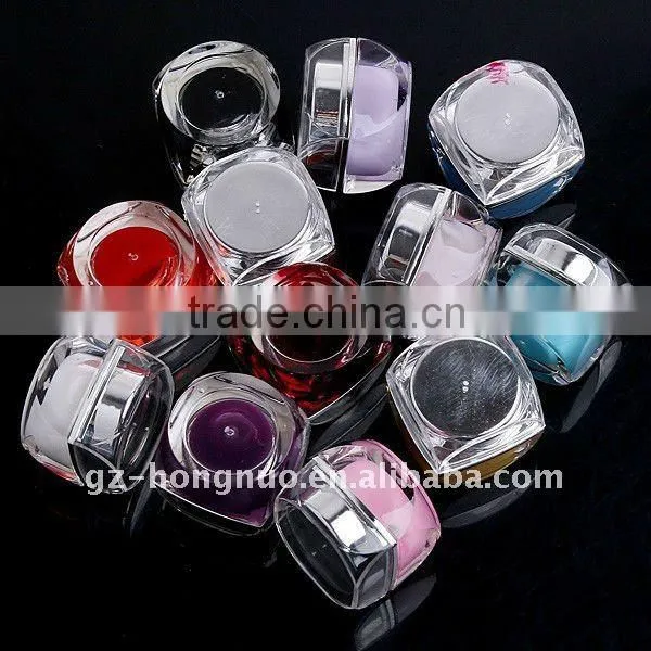 12 Colors UV Gel Acrylic Nail Art Glitter Builder Set HN998