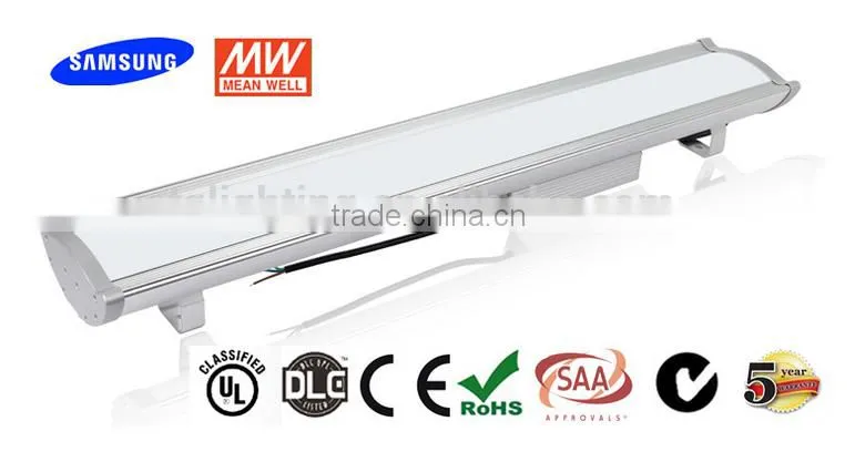 110V- 277V -480V industrial lighting 1.2M 120W led high bay canopy lights