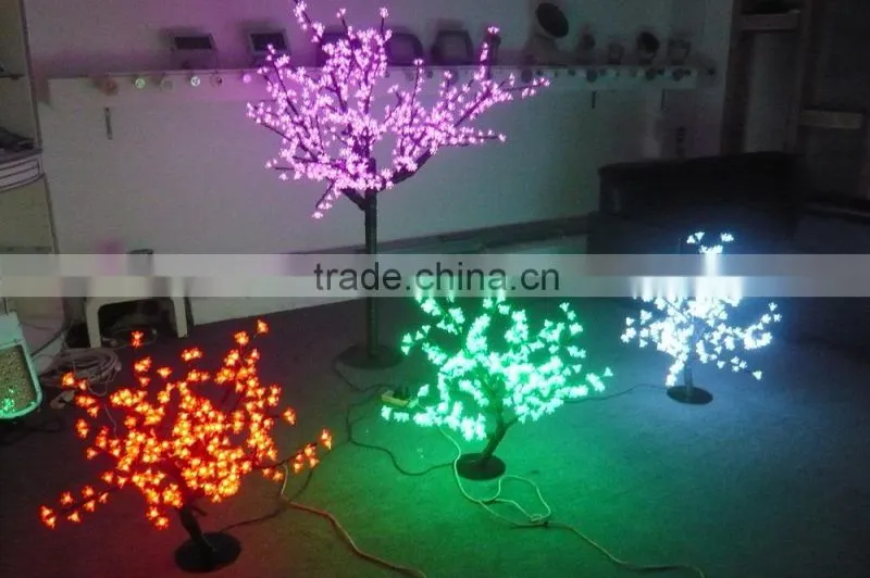 Small Led Cherry Blossom Tree Lights Holiday Ornament Outdoor Lighting