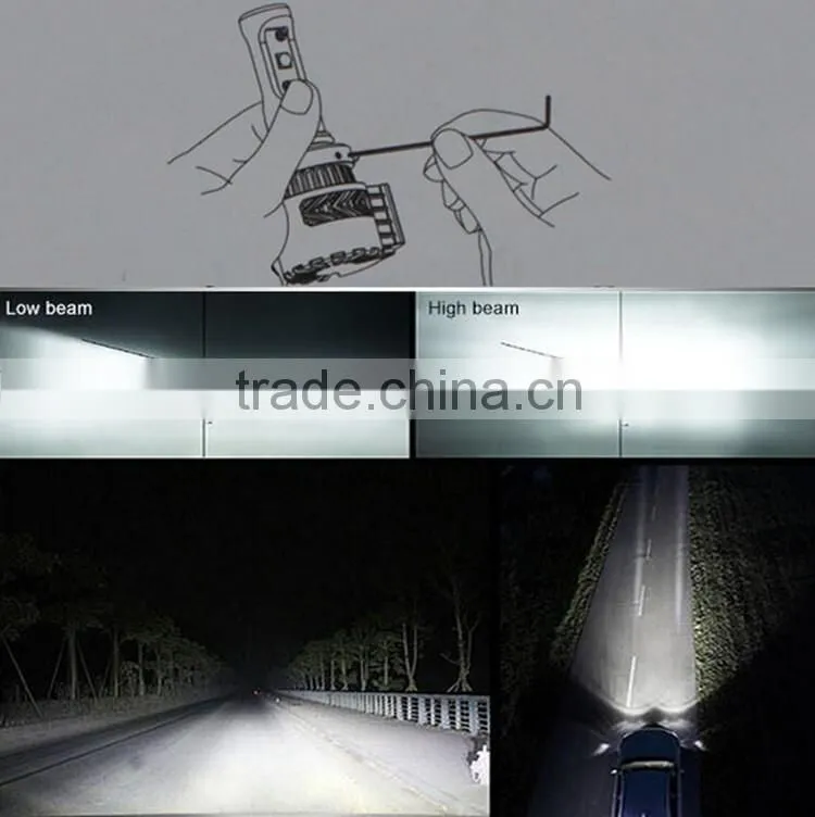 2016 New Auto Car Led Headlight H13, Hi/Low 6000lm G8 Car Led Headlight H13