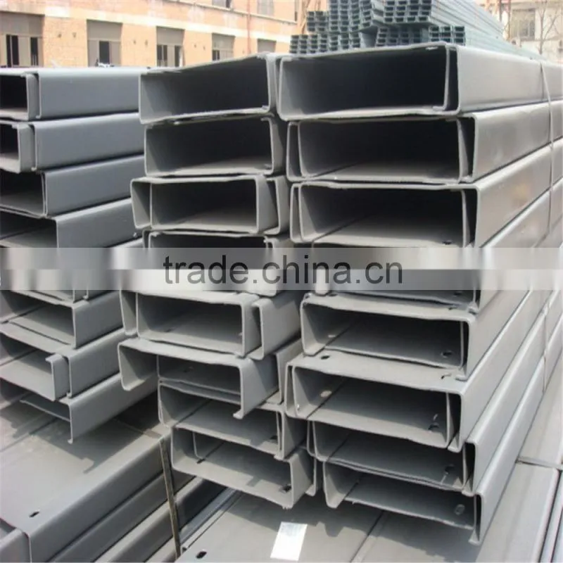 M.S.lipped steel/steel U channel/GI U channel steel/U channel