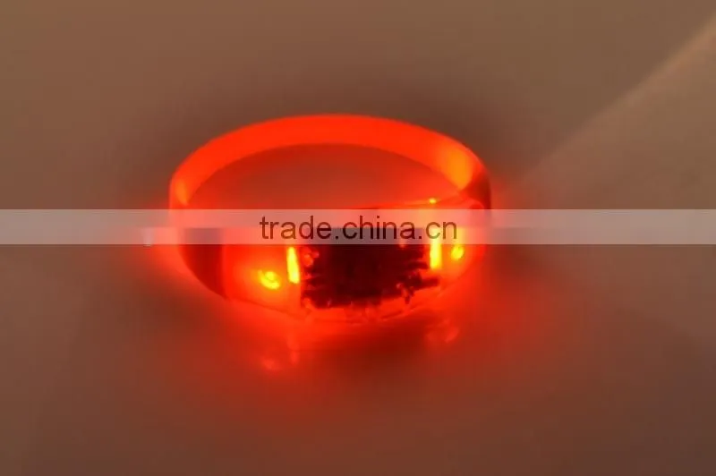 2016 Blue LED Flashing Neon Bracelet,led bracelet
