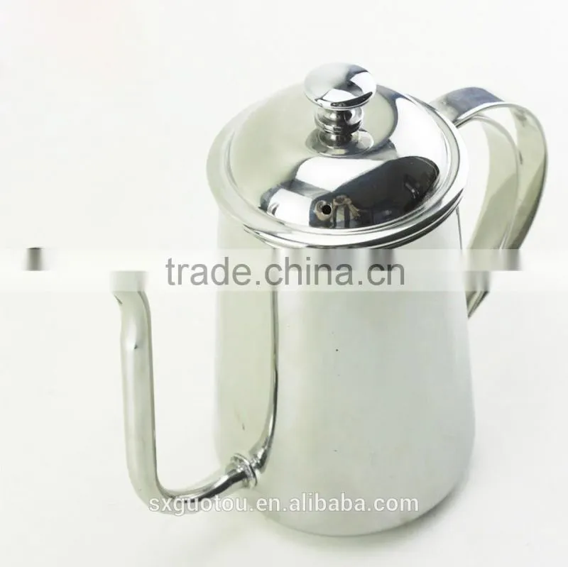 Hot sale stainless steel coffee drip kettle pour over kettle 304