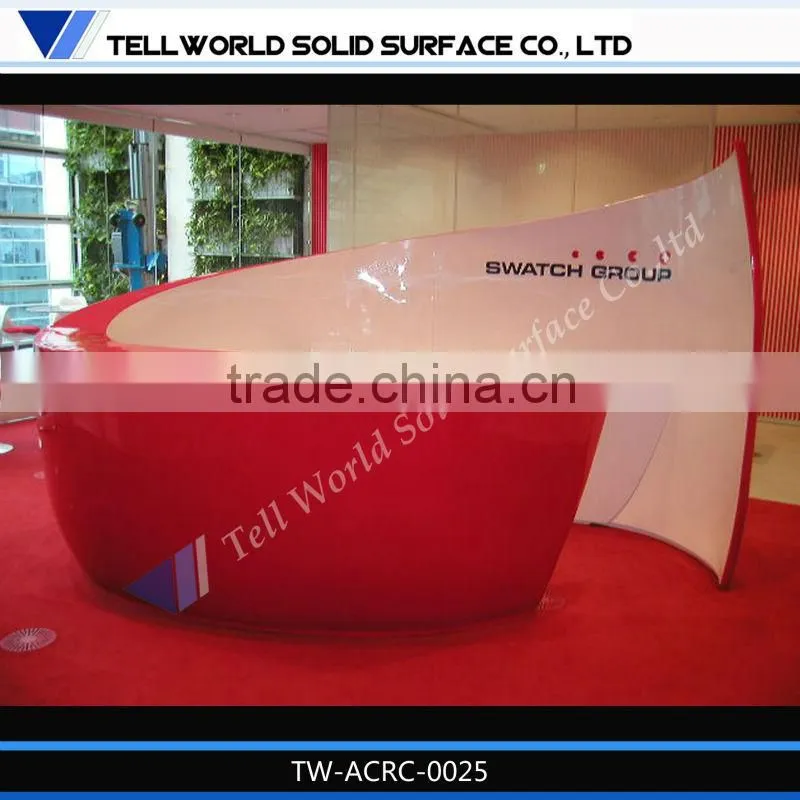 Beautiful special modern design beauty salon furniture reception desk