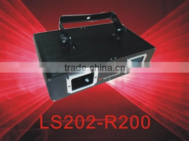 single red 200mW laser light with double holes by step motor