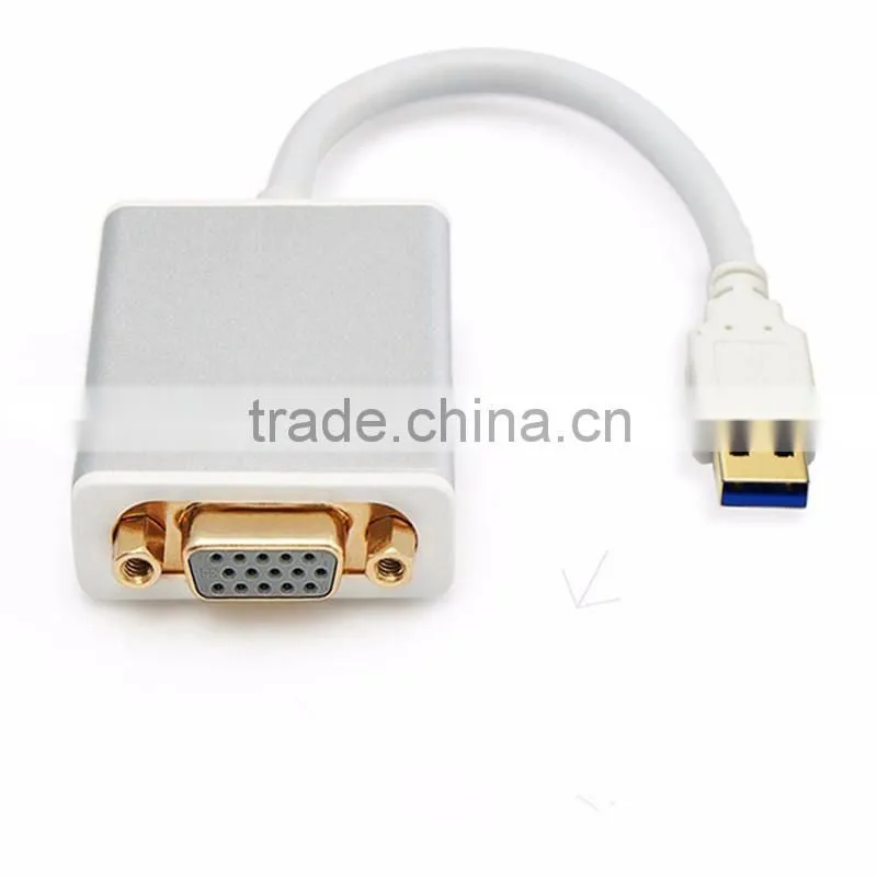 High quality USB 3.0 to VGA adapter converter cable