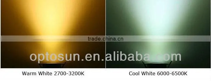 White, warm white led spotlight housing with CE&ROHS