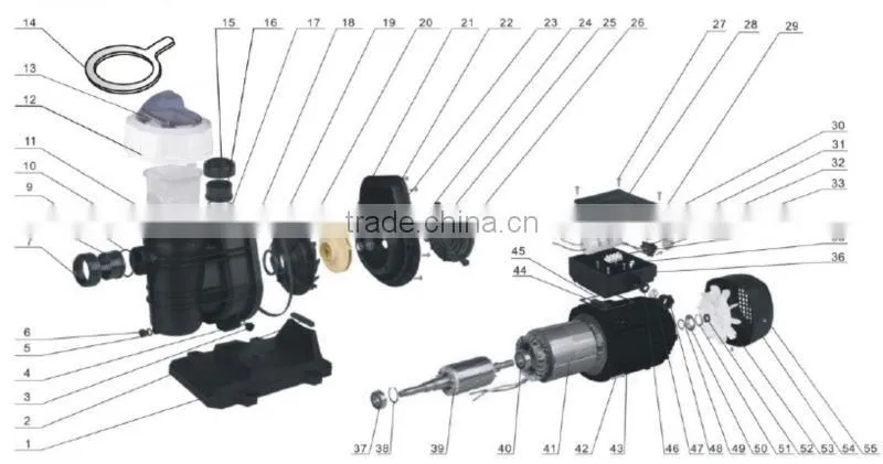 High Performance Pump For Swimming Pool