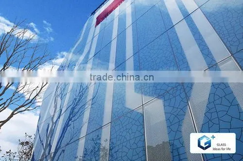 SGP laminated glass, safety glass, bullet proof glass, explosion proof glass, porceilain white ceramic full covered.