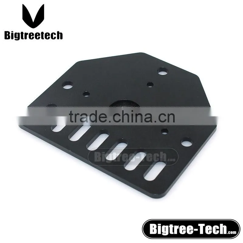 Black color CNC&Kossel Threaded Rod Plate - NEMA 23 Stepper Motor for Openbuilds for V-Slot with 80*72*3mm 3D0271