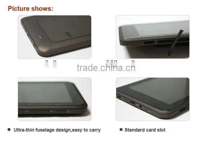 Best quality gps module tablet pc with Bluetooth,GPS,two cameras