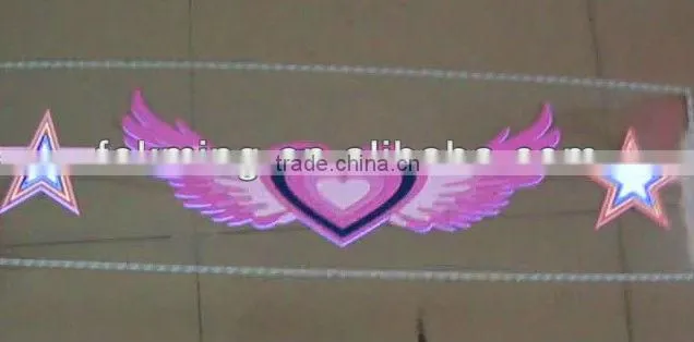 high brightness equalizer EL car sticker with shorttime delivery