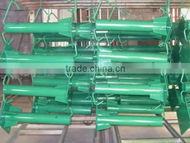 Highway traffic guard fence flange column