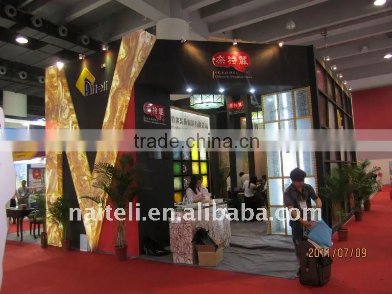 Translucent Backlit Onyx Panel for Feature Walls