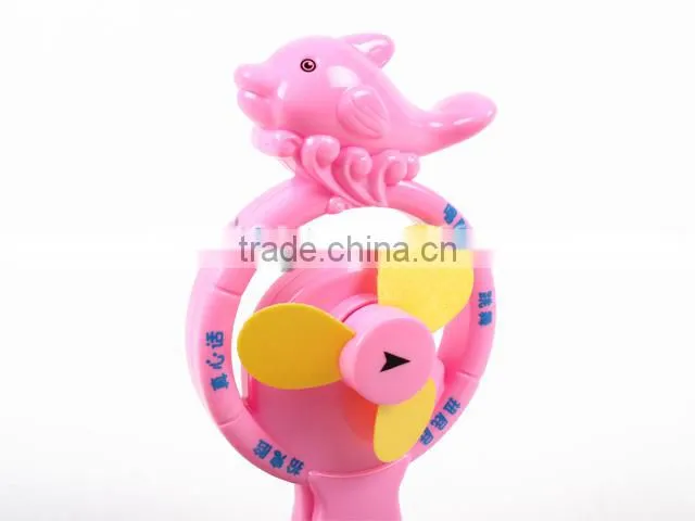Hot summer turntable games promational small wind up fans toy for children