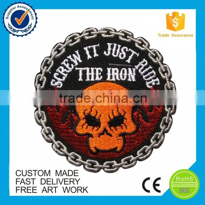 Cheap price wholesale college embroidered patches