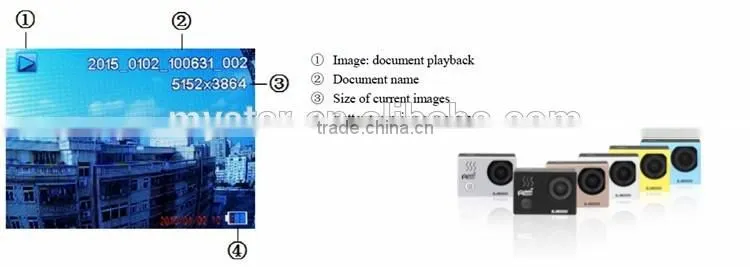 Sports Camera Sj8000 20million Super HD 1080p Video suit be use cctv camera