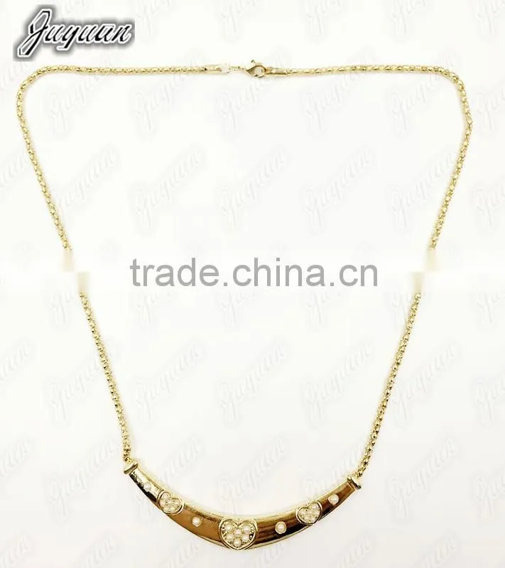 Juyuan Fashion 18K Gold Plated Pendant&Earring Pearl Baby Set