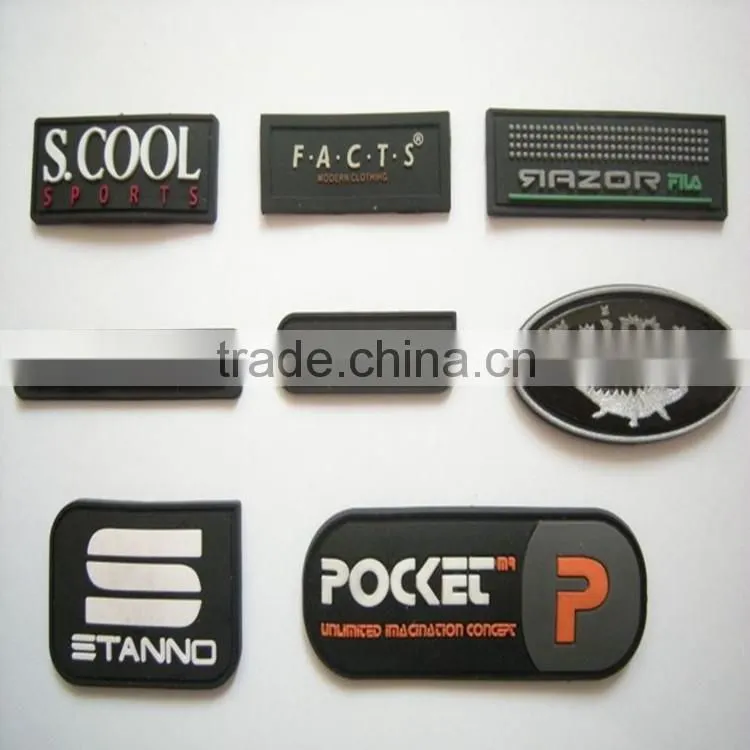 Decorating ideas plastic crafts PVC badge wholesale