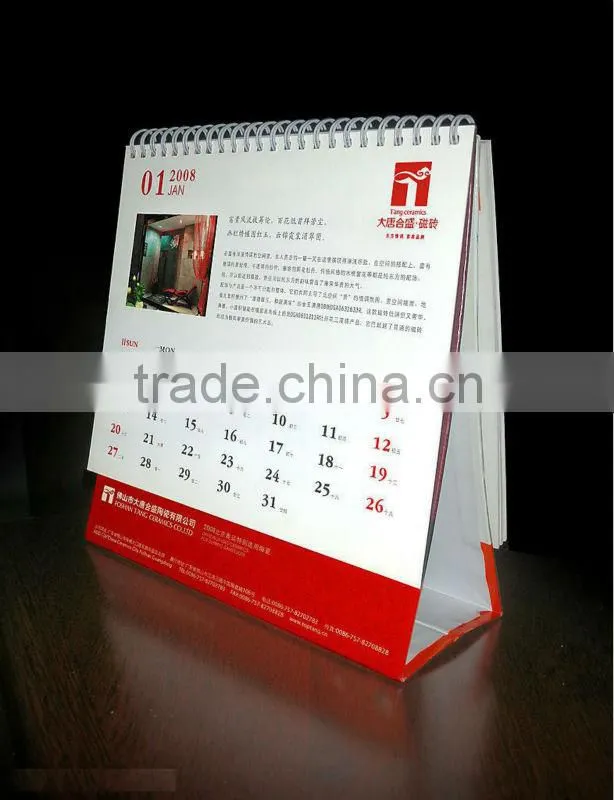 2013 fasional table calendar